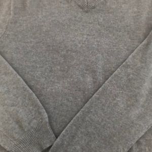 JCrew Vneck 100% wool sweater light blue men L